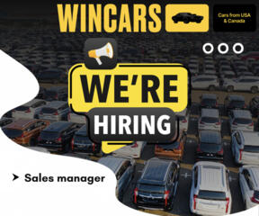 Manager de vânzări autoturisme din SUA în Chișinău