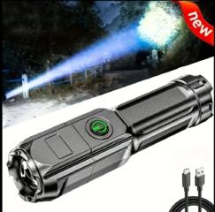 Сверхяркий фонарик с регулируемым фокусом – портативный