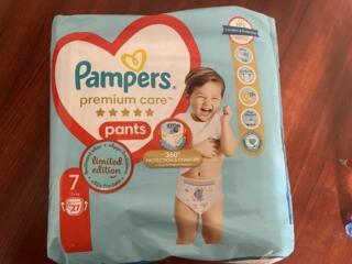 Продам подгузники-трусики pampers premium care 7