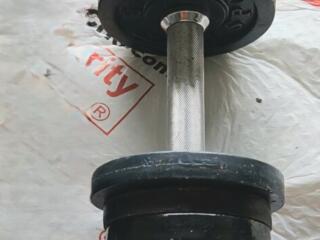 Гантель разборная хромированная 12 кг(10 чистого веса)