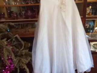 Элегантное свад. платье из 3-х аксессуаров расшитая бисером!