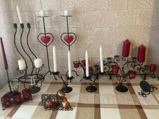 Подсвечники, светильники, подставки для цветов