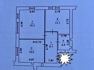 продаж 2-к квартира Обухівський, Хотів, 63000 $