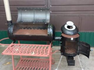 Продам мангал-барбекю для жарки и копчения мяса + тяпки