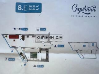 Продаж видової 1-кімнатної роздільної квартири, на першій лінії ...