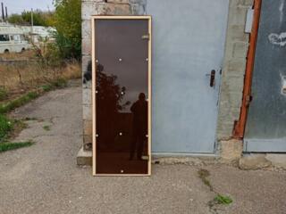 Продам стеклянные двери в сауну - баню