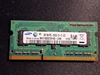 Оперативная память для ноутбука (SO-DIMM) DDR3 1ГБ 1333 МГц
