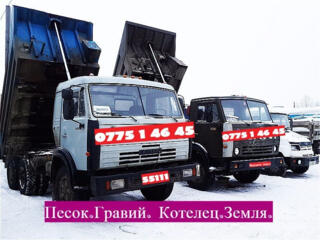 Доставка Песок, Гравий, ПГС, Щебень, Глина. Песок