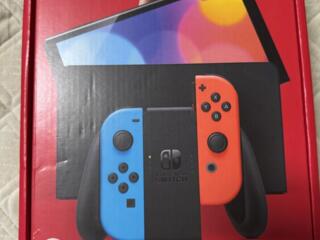 Игровая консоль Nintendo Switch OLED (Neon Red/Blue)