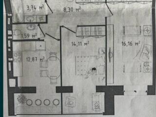 Продается квартира от строителей в новом  кирпичном дома, монолитно- .
