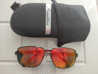 Очки солнцезащитные, с поляризацией, зеркальными линзами. Хамелеон.