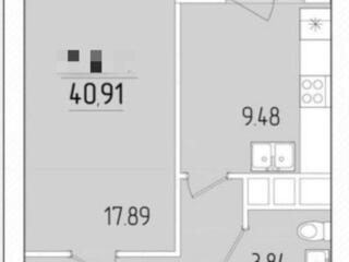 36029. В продаже 1-комнатная квартира в ЖК 67 ...