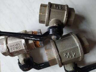 Краны шаровые Б/У качественные, в отличном состояние, итальянские.