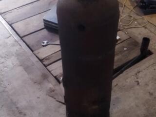 Буржуйка с водяным змеевиком