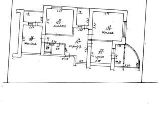 3-комн. квартира, цокольный этаж, центр. Тирасполь. ул. 1го Мая.