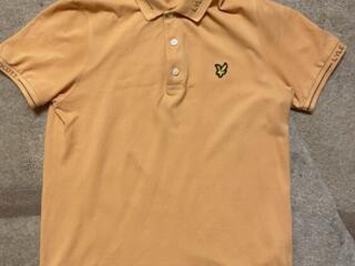 Lyle Scott футболка polo размер M в хорошем состоянии персикового цвет
