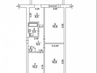Квартира 72 м2 з двома фасадними вікнами на жвавому перехресті