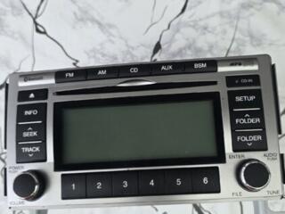 Магнитола, навигатор и рамка на Hyundai santa fe