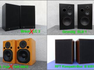 Grundig, RFT. Компактные, недорогие полочники