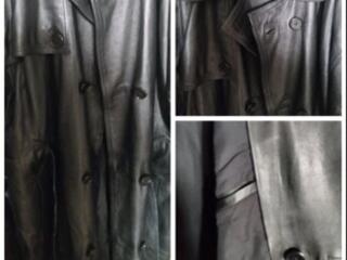 Продам новый шикарный фирменный кожаный плащ размер XL