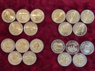 Распродажа коллекции монет евро разных стран