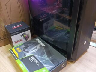 i7-7700+ GTX1660Ti(6Gb)+m. 2NVMe-256gb+HDD500Gb+ram-16gb