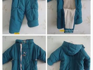 Продам детские комбинезоны, жилетка на девочку