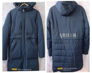 Продам длинный теплый пуховик