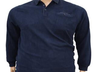 Polo cald pentru bărbați, mărime mare, cu buzunar.