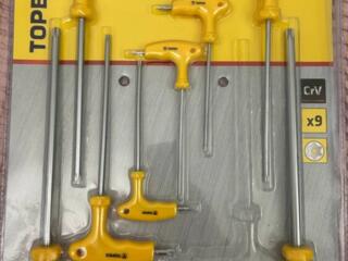 Ключи Topex шестигранные Torx с Т-образной ручкой, 8 из 9