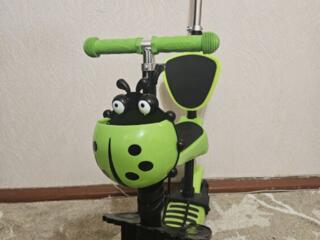 Детский трехколесный самокат-трансформер