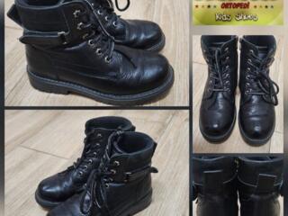 Кожаные ботинки на мальчика, демисезон, 36 размер.