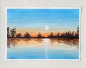 Картины на акварельной бумаге