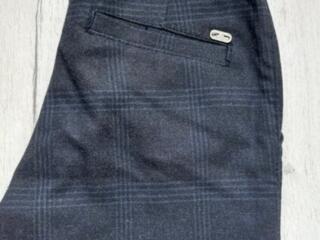 Брюки в клетку для мальчика. Размер 116 см (6-7 лет)