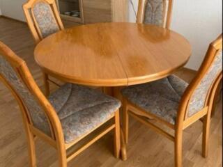 Продам стол+4 стульев. Германия (из дерева)
