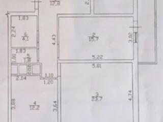 35583Двусторонняя двухкомнатная квартира на ...