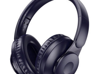 Наушники с микрофоном беспроводные Hoco W45 Enjoy (Blue)