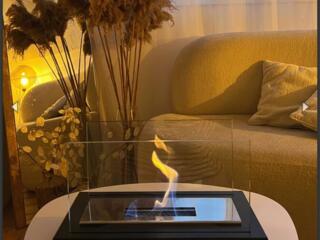 Биокамин настольный обогревает и создаёт уют