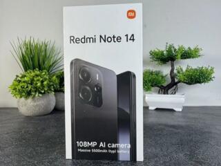 СЯОМИ Redmi Note 14 4G 8/256 - 190$ (НОВЫЙ) в подарок наушники!