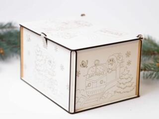 Cutii de Anul Nou cu decor de sărbătoare