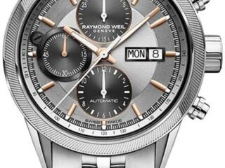 Raymond Weil Freelance Позолоченные Chronograph Часы Ceas RRP 2800 €