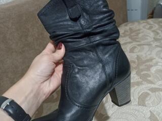 Кожаные сапожки. Состояние 9/10