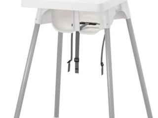 Продается новый стульчик для кормления Ikea высокий с поддоном.