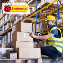 Склады Biedronka для мужчин.