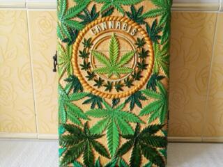 Нарды резные картина Канабис эксклюзив!