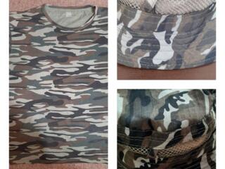 Две рубашки размер 52-54. Футболка камуфляжная размер 3ХL. Недорого.
