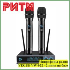 Микрофоны радио VEGUE VW-022 - 2 мика на базе в м. м. "РИТМ"