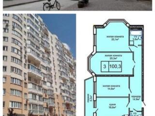 Твій сімейний простір у серці Таїрова! 4/17. 102 м2.