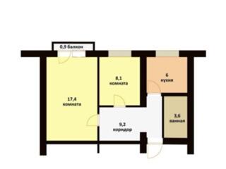 2-КОМ, Красные Казармы, 2 этаж из 5-ти, котелец, косметика, 29 000 $