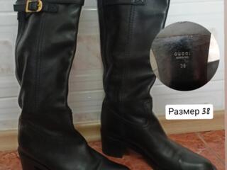 Продам кожаные Итальянские сапоги